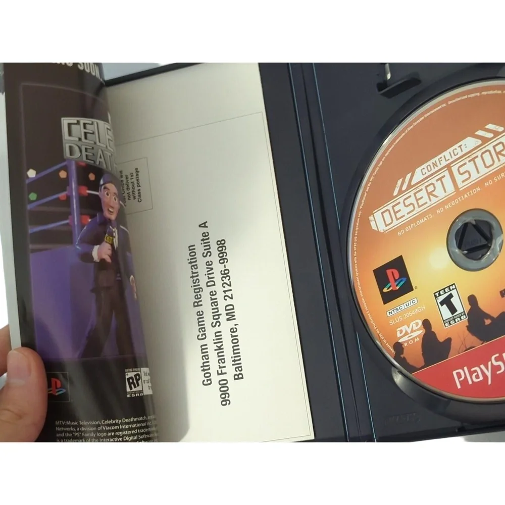 Conflict‎ Desert Storm PS2 CIB + Reg PlayStation 2 Complete in Box VGC